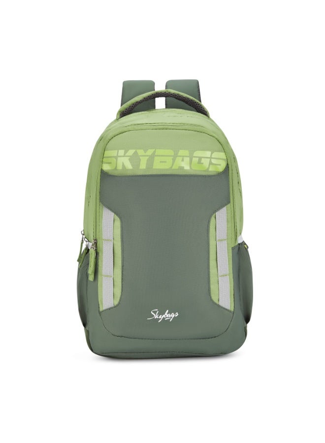 سكاي باجز Skybags 18 Ltrs (47 Cms) Standard 3 Compartment Backpack (Bpvox22Egrn_Green) - Image 1